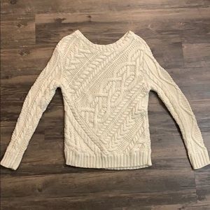 Cotton polo sweater